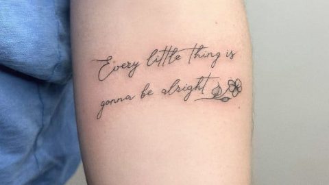 Spruche Tattoo Unterarm