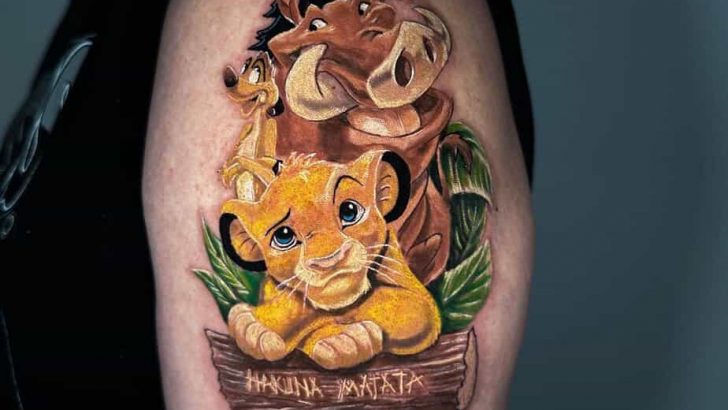 18 Lustige Hakuna Matata-Tattoos zum Nachleben