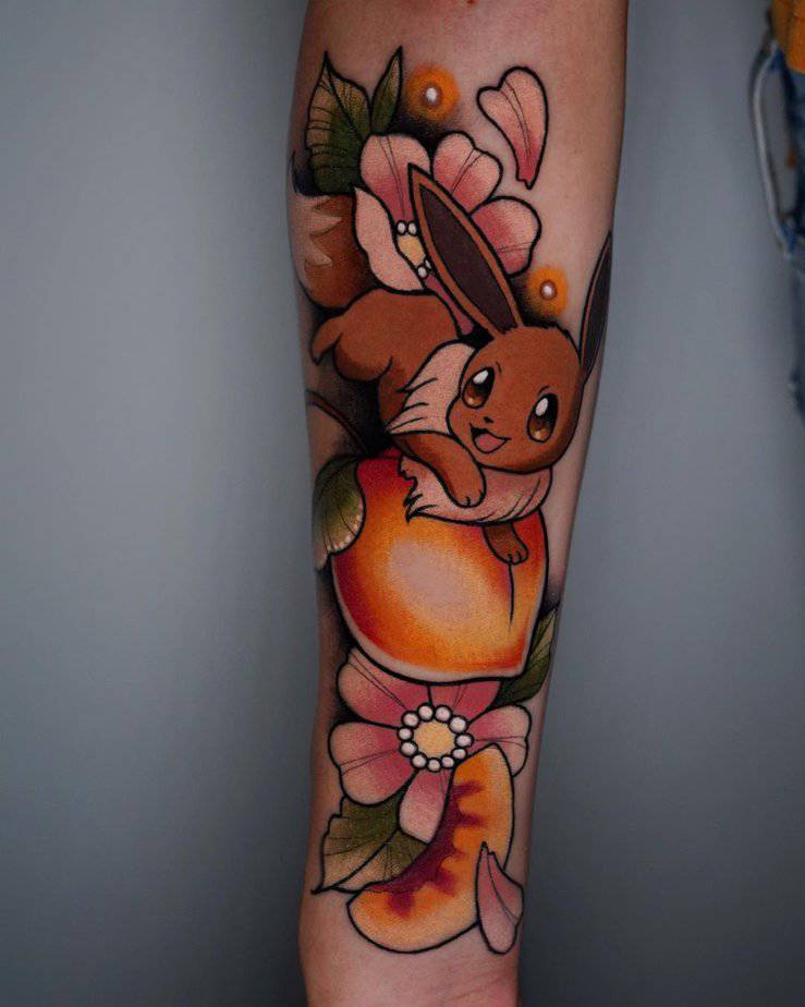 4. Fröhliches Eevee-Tattoo