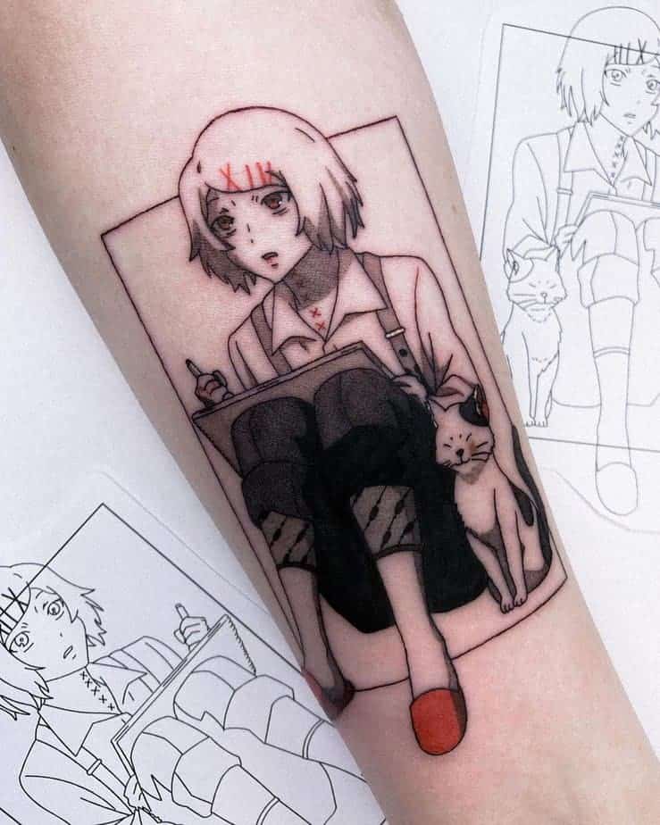 12. Juuzou Suzuya Tattoo