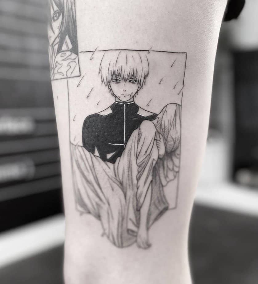 15. Kaneki und Hide Tattoo