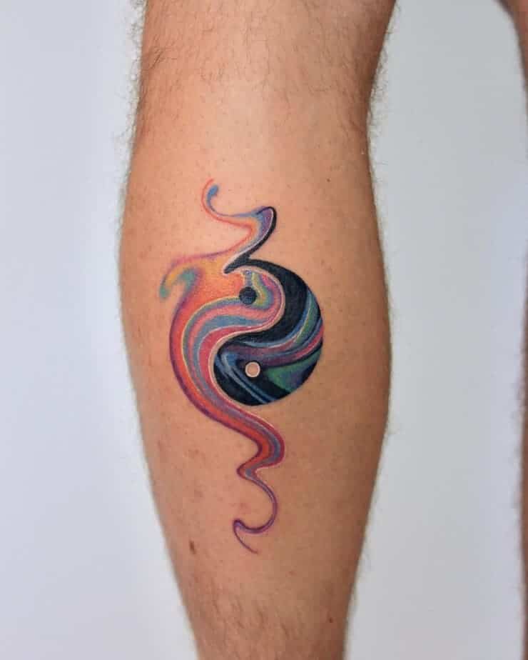 15. Regenbogenwirbel Yin-Yang