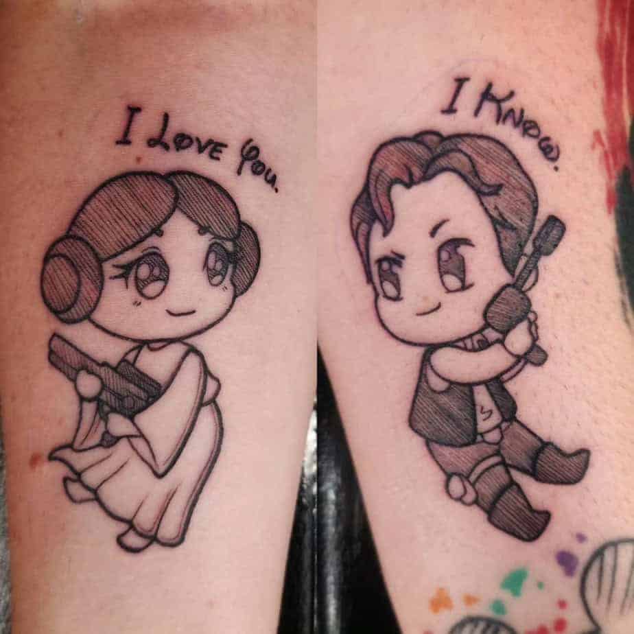 15. Passende Star Wars-Tattoos