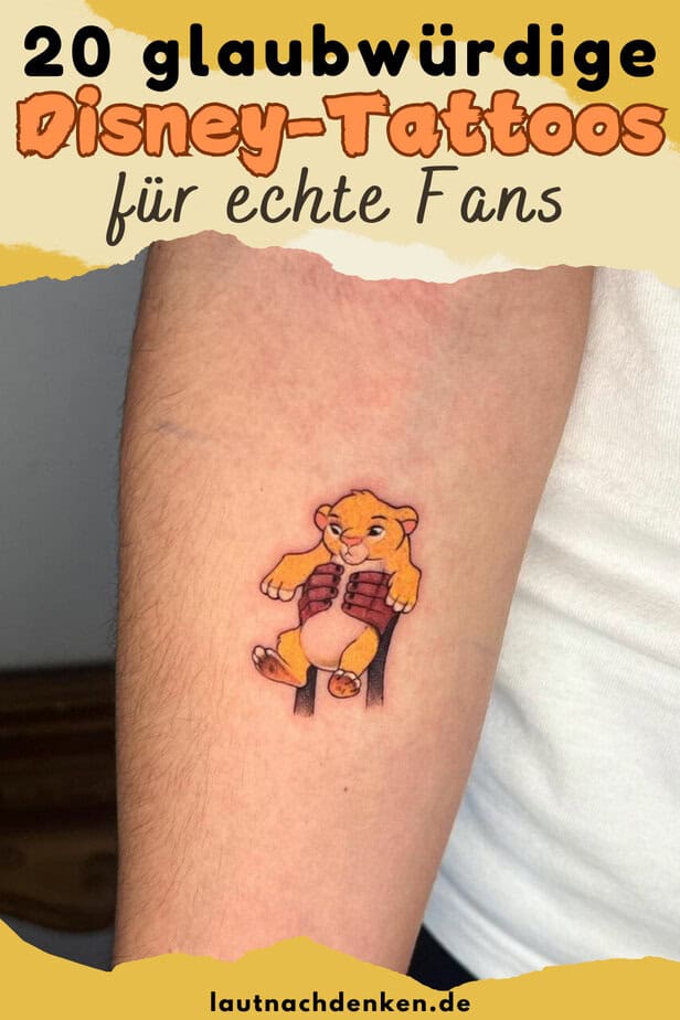 20 glaubwürdige Disney-Tattoos für echte Fans
