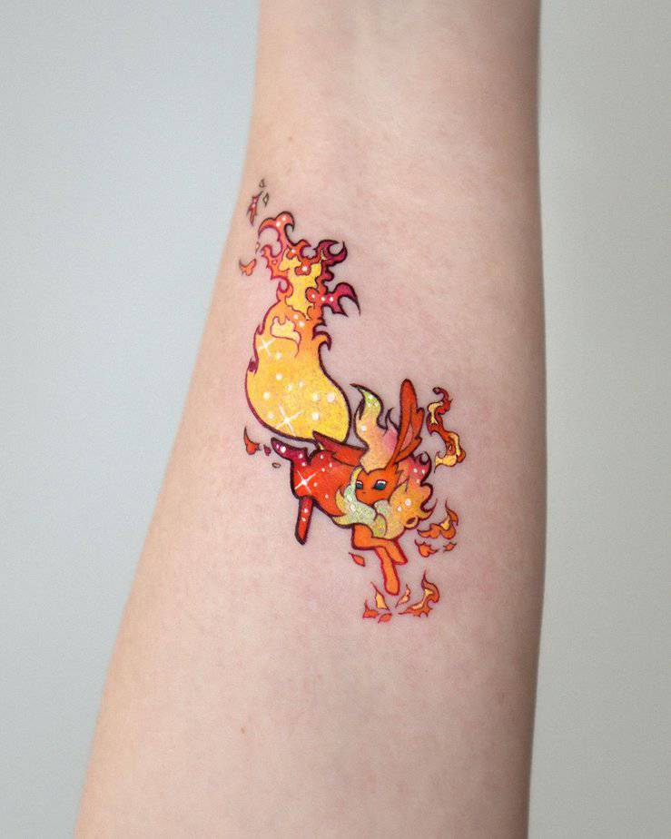 9. Flareon-Tattoo