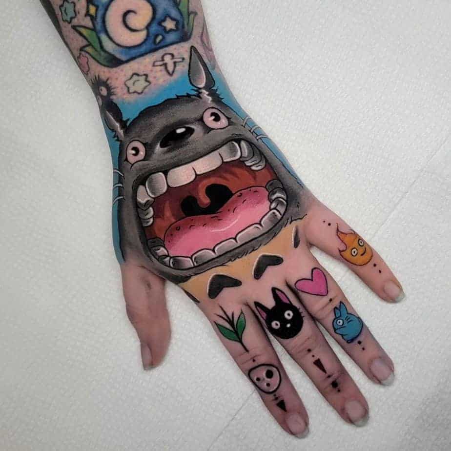 18. Totoro-Hand-Tattoo