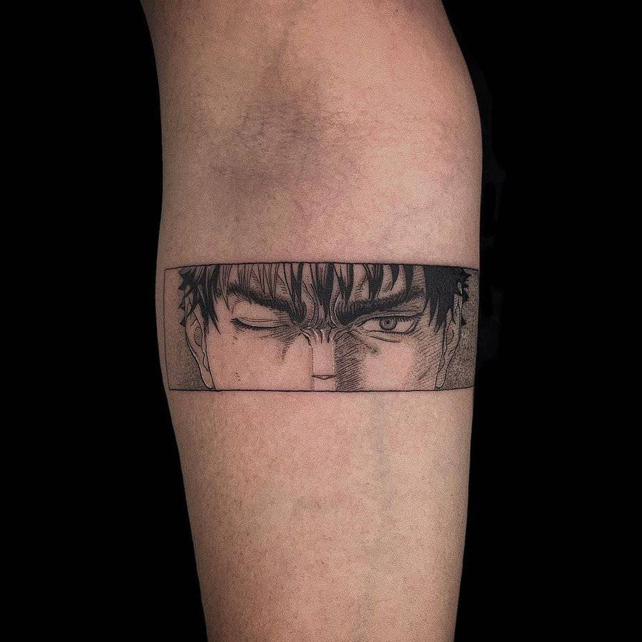 7. Guts-Tattoo auf dem Unterarm