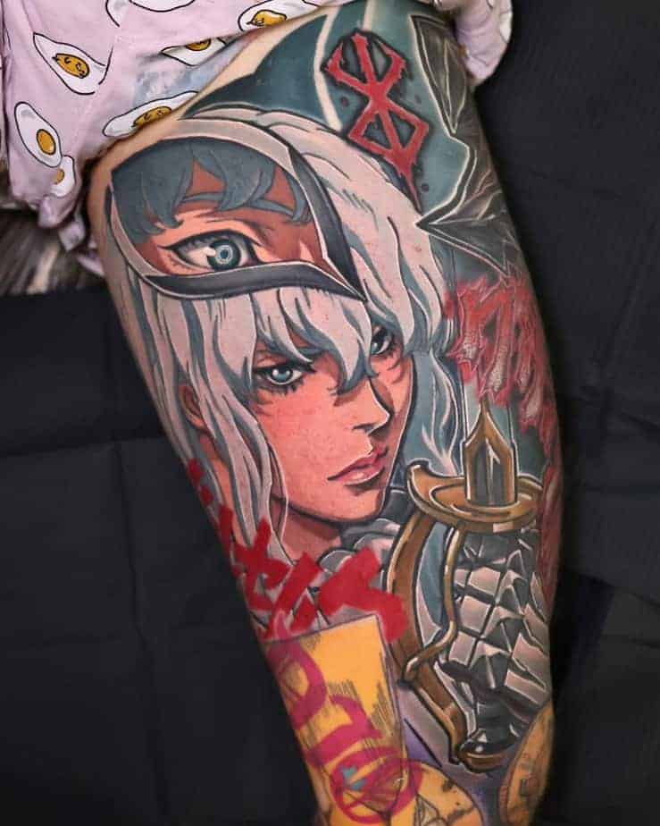 17. Komplexes Griffith-Tattoo