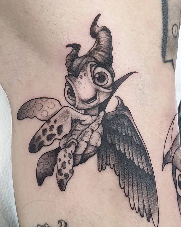 15. Squirt Maleficent Tattoo