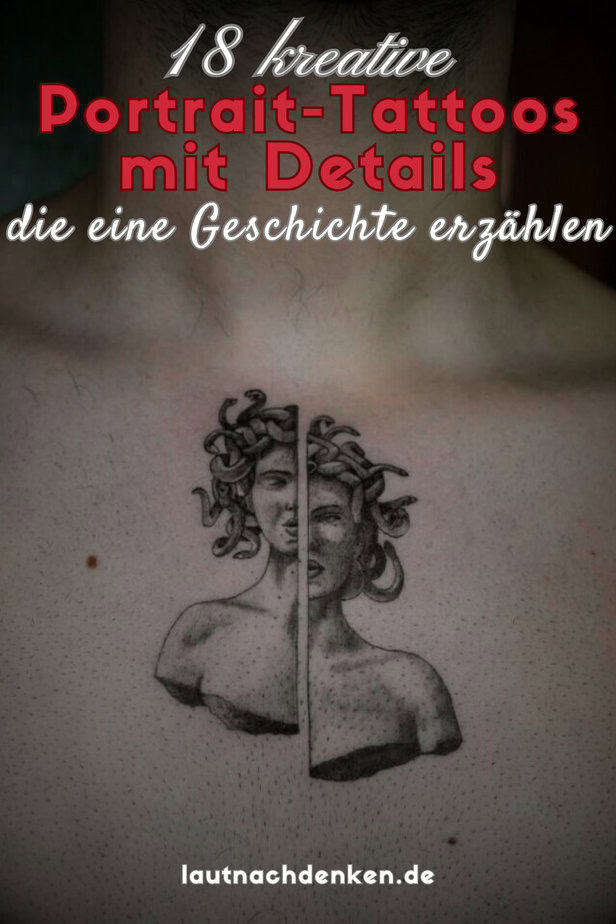 18 kreative Portrait-Tattoos mit Details, die eine Geschichte erzählen