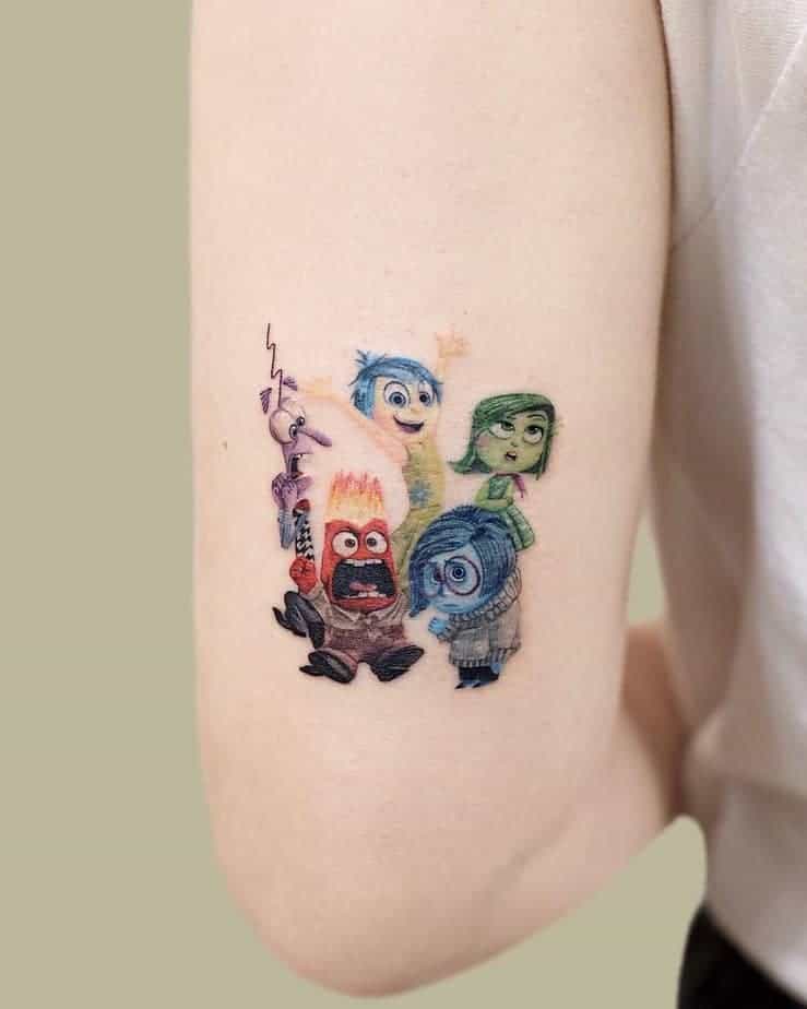 4. Niedliches Inside Out-Tattoo