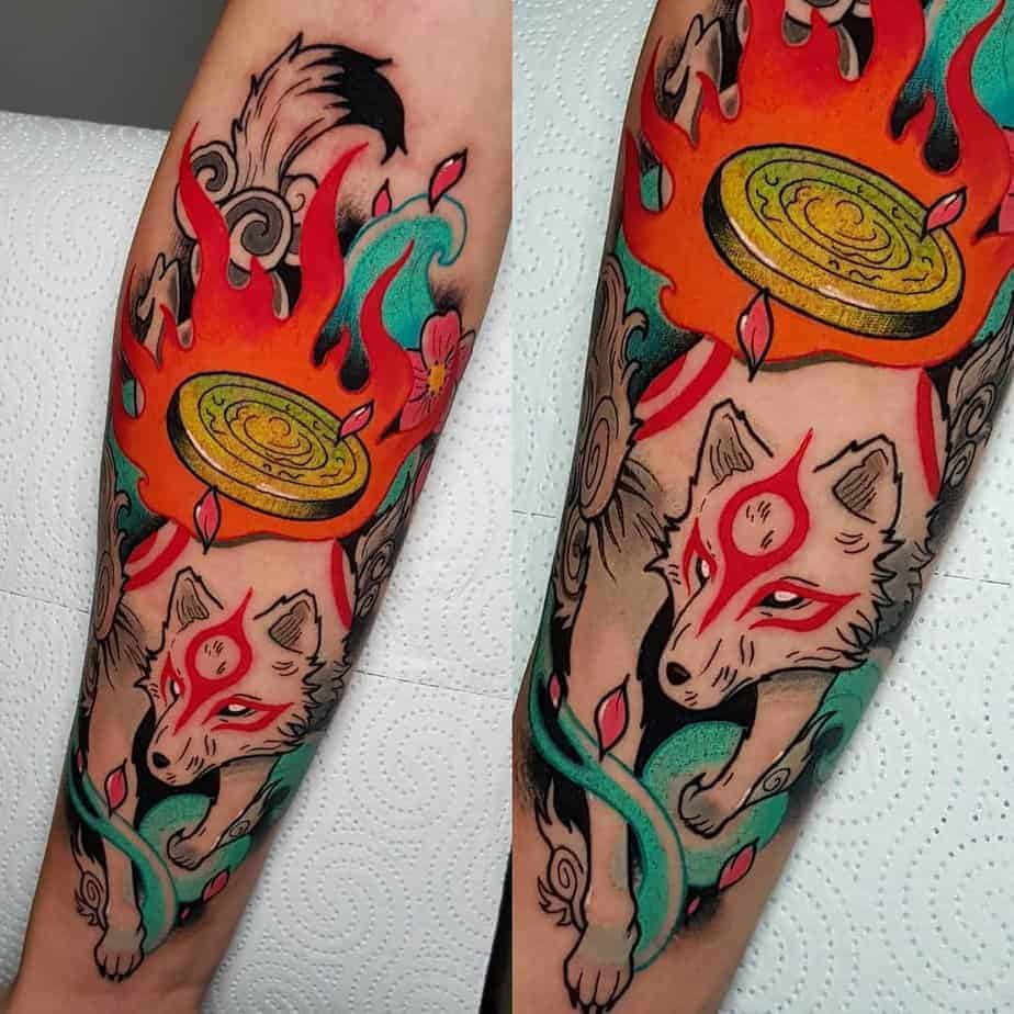 7. Passende Okami-Tattoos