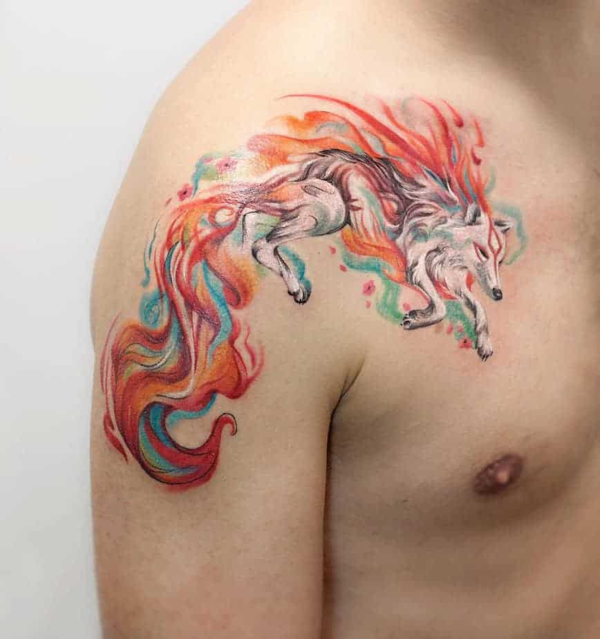 9. Episches Okami-Tattoo