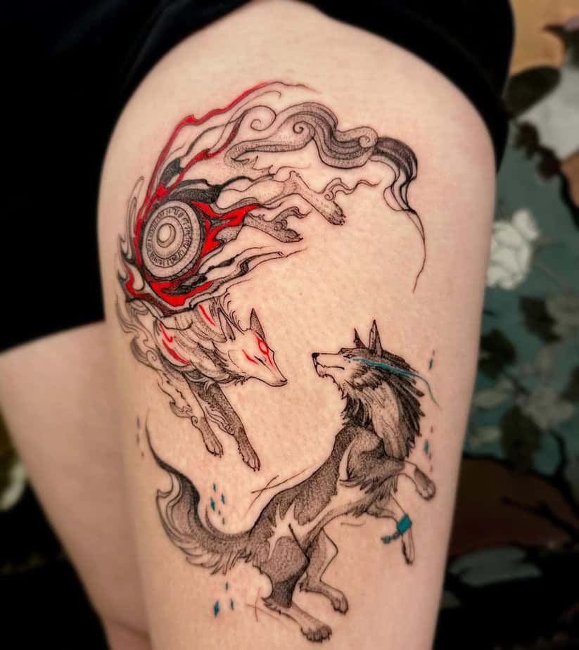 18. Amaterasu und Wolf Link