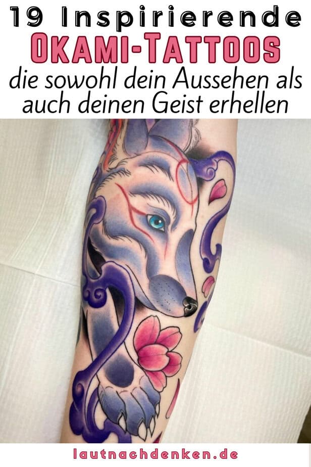 19 Inspirierende Okami-Tattoos, die sowohl dein Aussehen als auch deinen Geist erhellen
