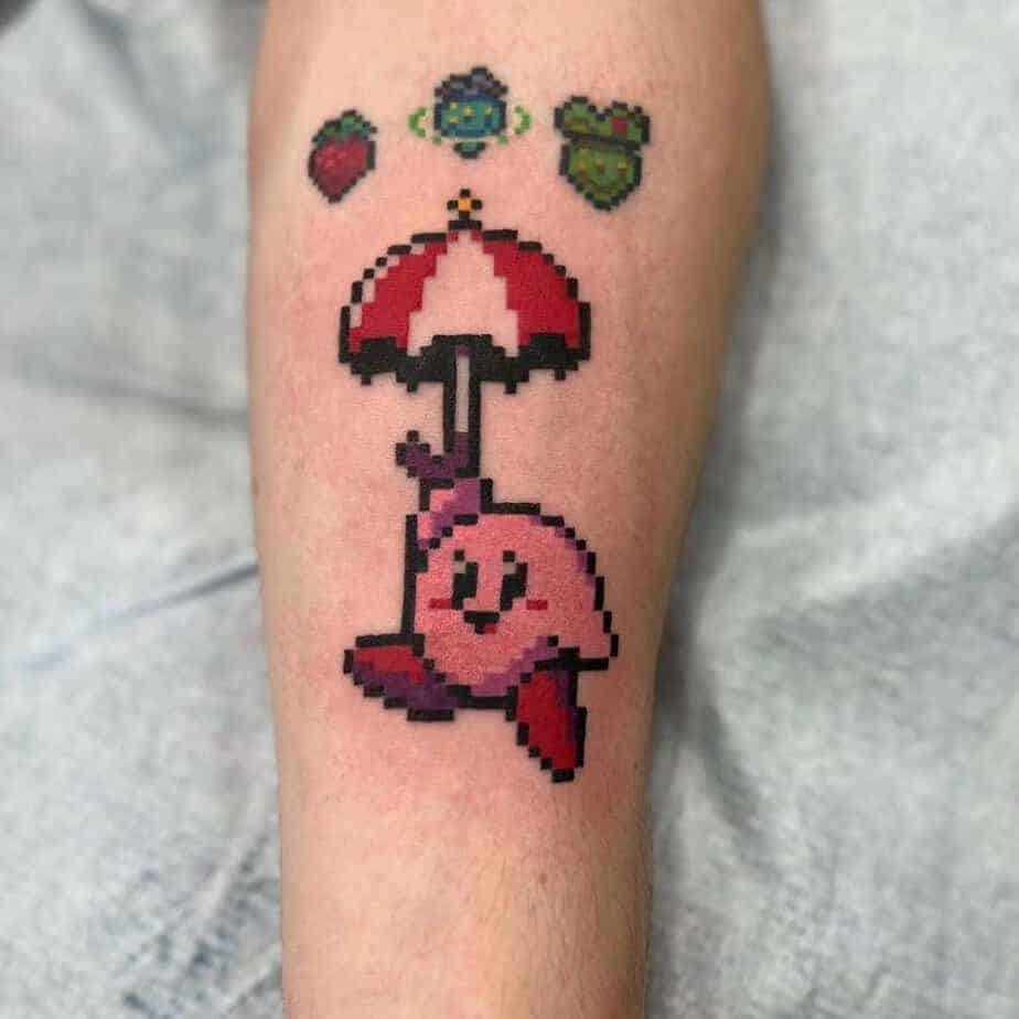 18. Kirby Pixel-Tattoo