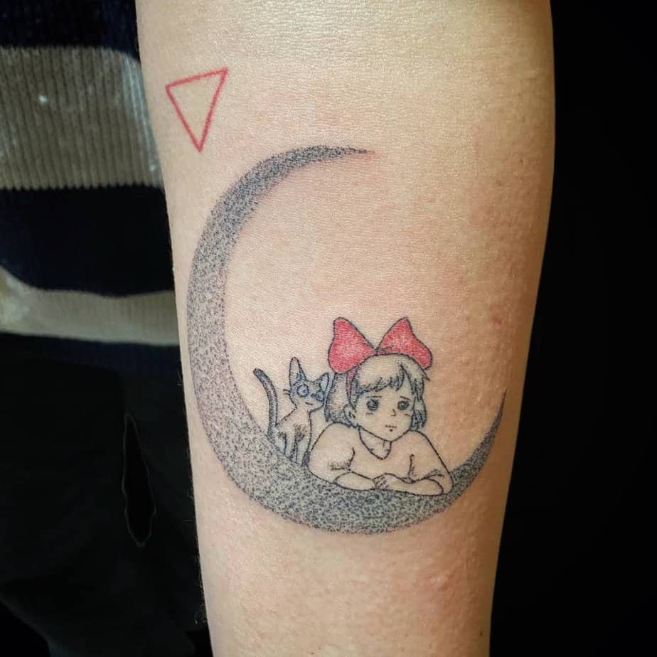 14. Kiki und Jiji Tattoo