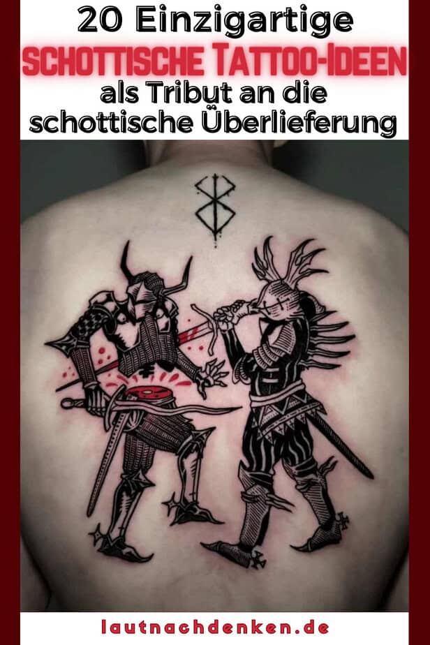 20 Einzigartige schottische Tattoo-Ideen als Tribut an die schottische Überlieferung