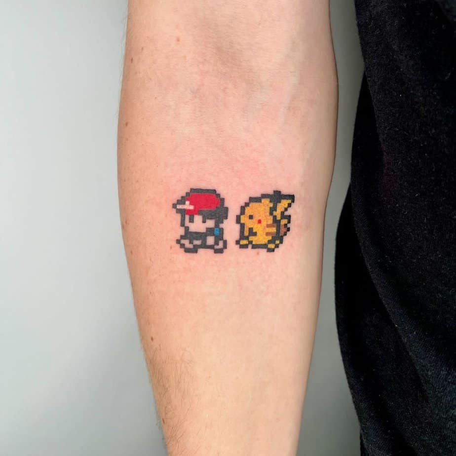 20. 8-Bit-Freunde: Ash und Pikachu