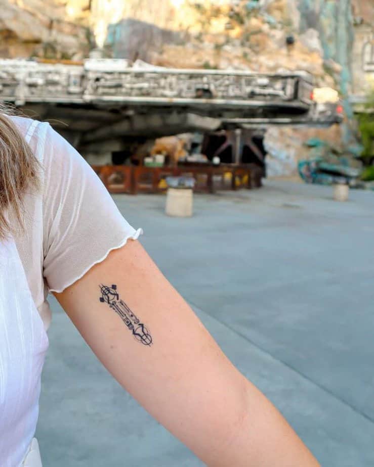 17. Ein Ahsoka-Tattoo auf dem Arm