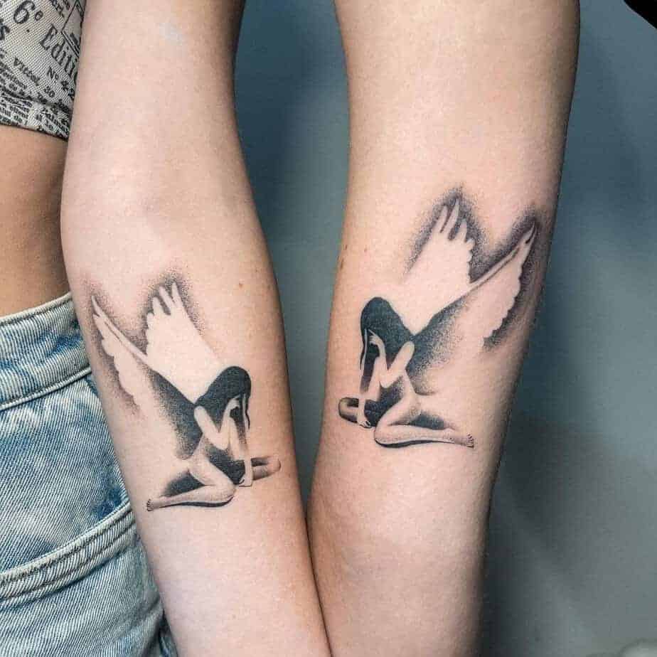 9. Passende Engel-Tattoos