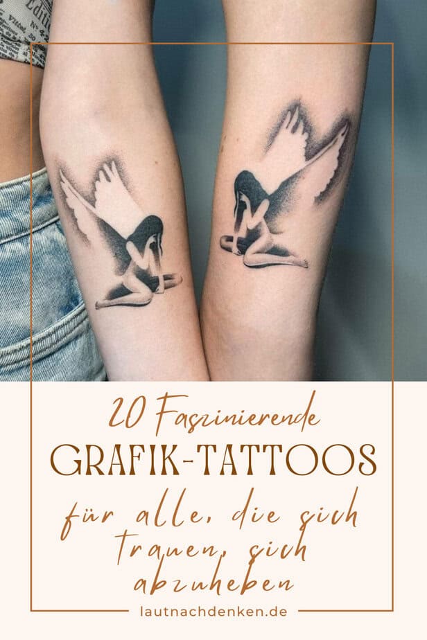 20 Faszinierende Grafik-Tattoos für alle, die sich trauen, sich abzuheben
