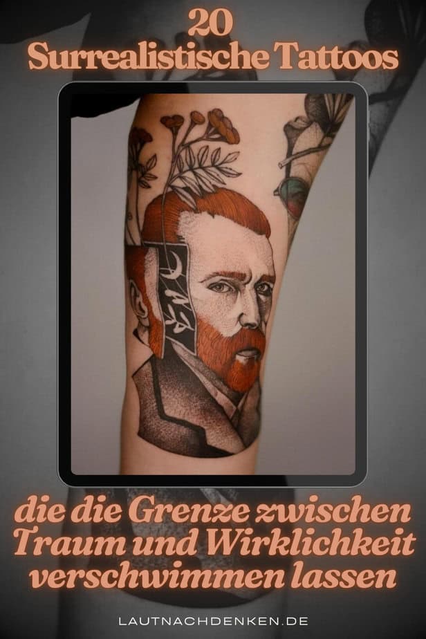 20 Surrealistische Tattoos, die die Grenze zwischen Traum und Wirklichkeit verschwimmen lassen