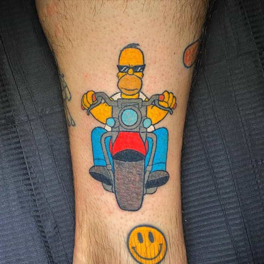 6. Homer Simpson Tattoo