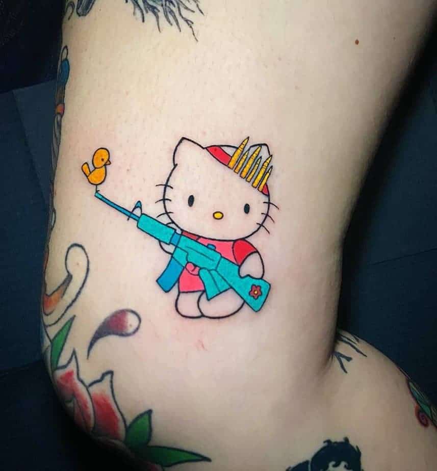 7. Dulce Hello Kitty Tattoo