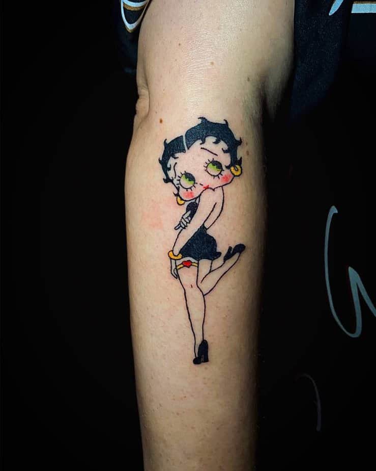 8. Betty Boop Tattoo