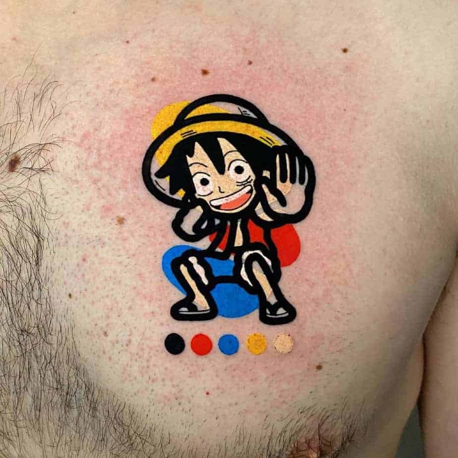 12. Luffy-Tattoo