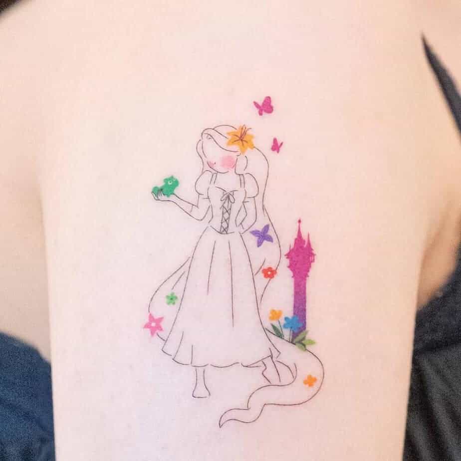 18. Rapunzel-Tattoo