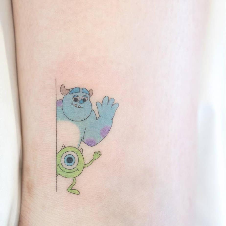 19. Sullivan und Wazowski Tattoo