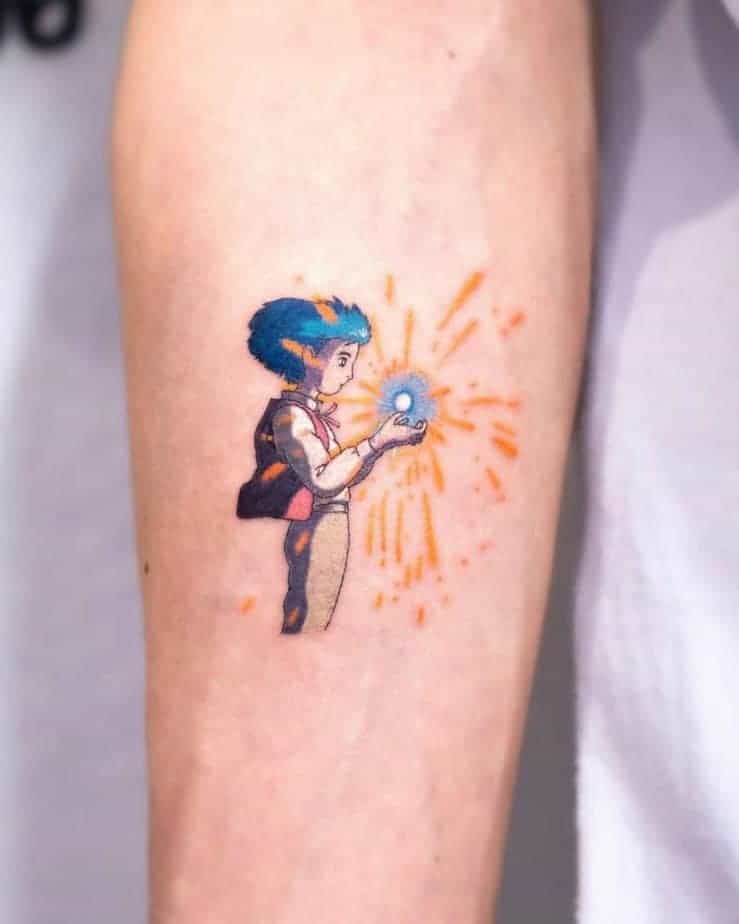 5. Howl's Moving Castle Tattoo