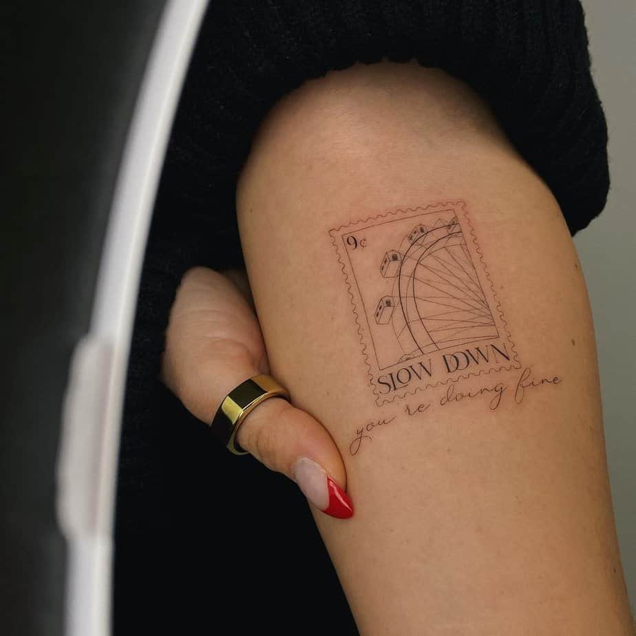 9. Motivations-Stempel-Tattoo