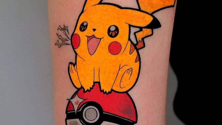 20 Elektrisierende Pikachu Tattoo-Ideen