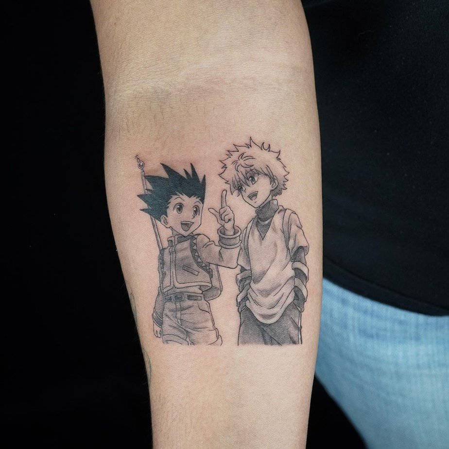 10. Gon und Killua Tattoo