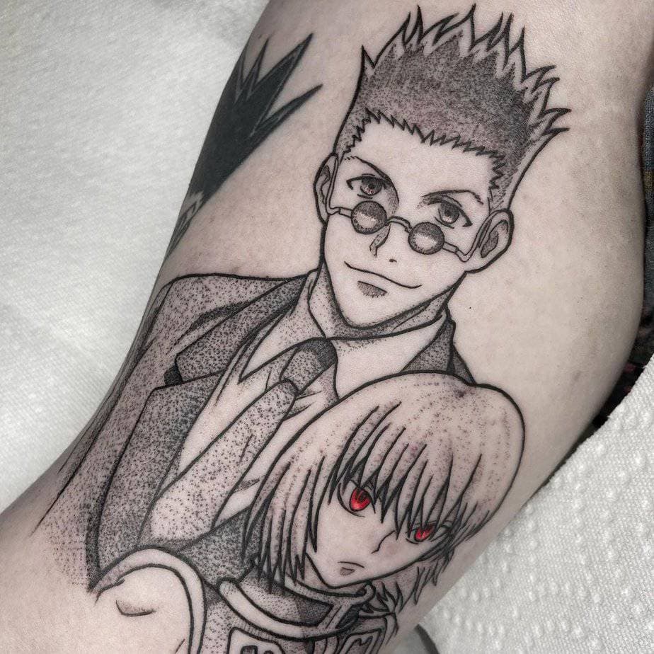 20. Leorio und Kurapika Tattoo