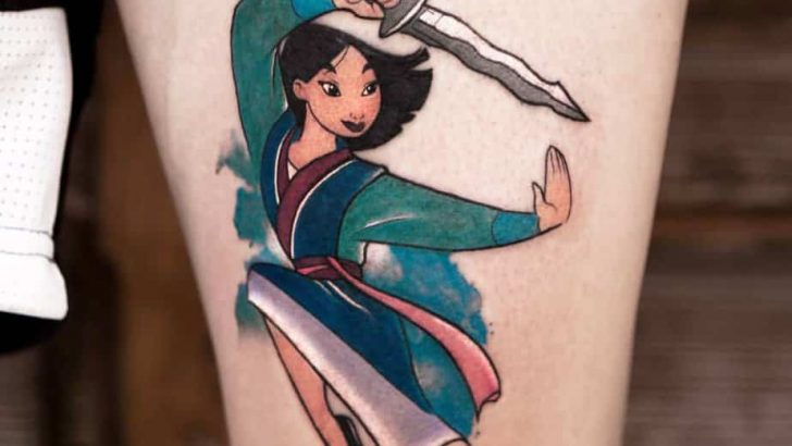 20 Mulan-Tattoo-Ideen, die aus dir eine Kriegerin machen