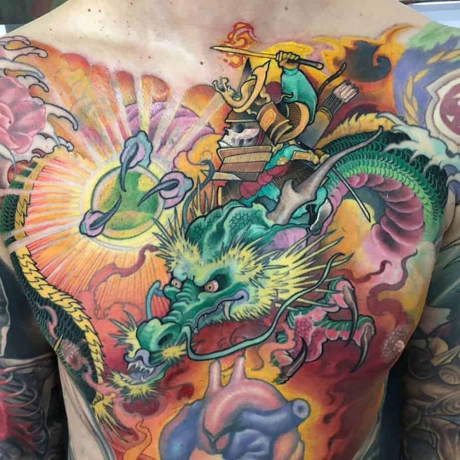 13. Drachen-Tattoo