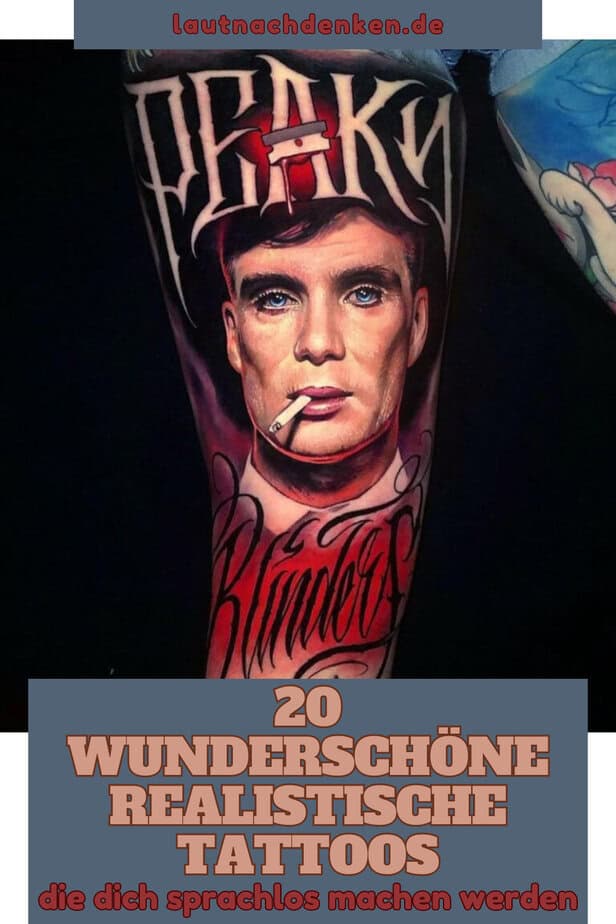 20 wunderschöne realistische Tattoos, die dich sprachlos machen werden