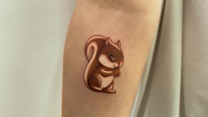 22 bezaubernde Eichhörnchen-Tattoo-Ideen, bei denen du durchdrehen wirst