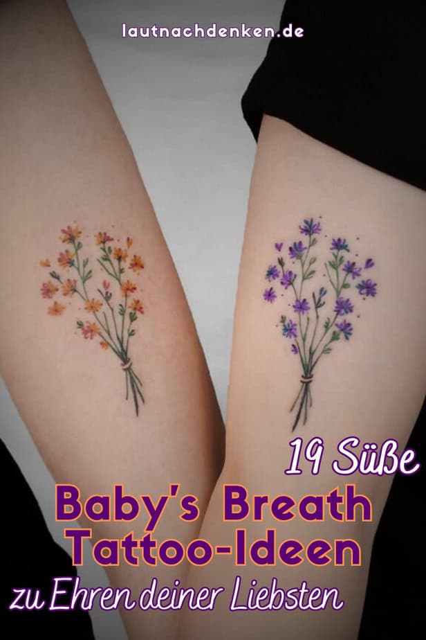 19 Süße Baby's Breath Tattoo-Ideen zu Ehren deiner Liebsten