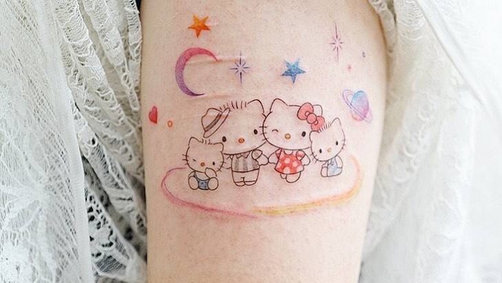 19 Hello Kitty-Tattoos, die einfach bezaubernd sind