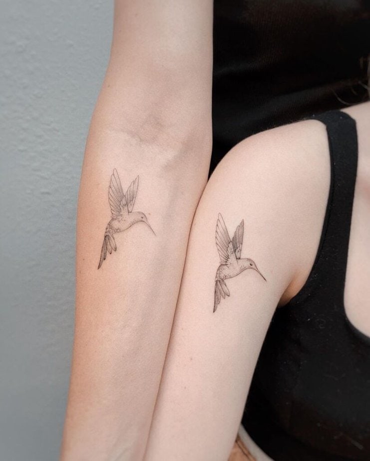 7. Ein passendes Kolibri-Tattoo