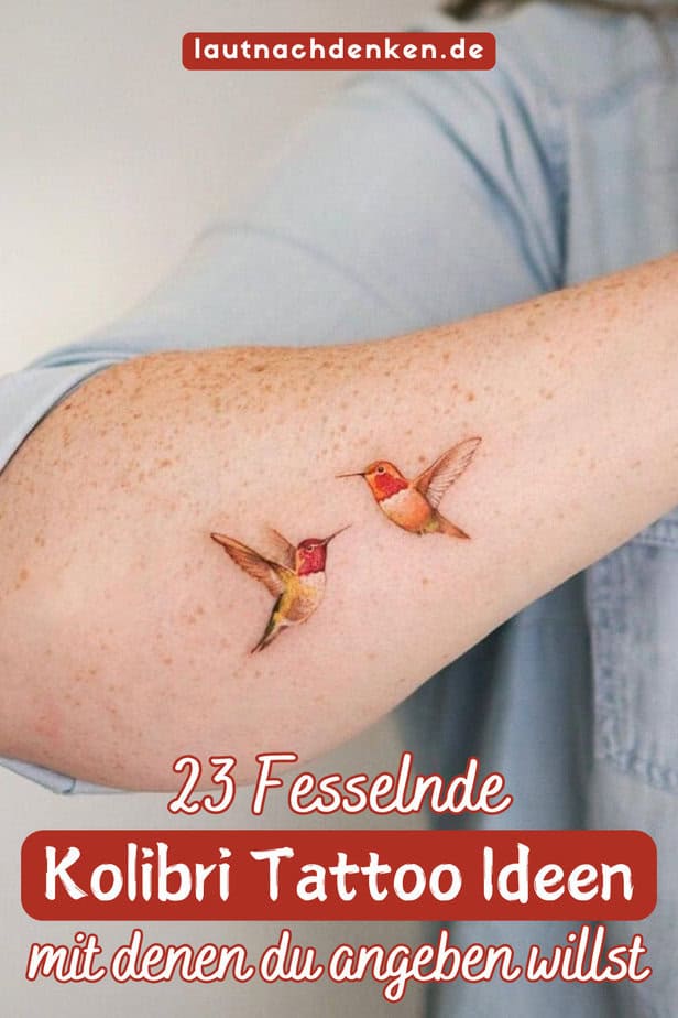 23 Fesselnde Kolibri-Tattoo-Ideen, mit denen du angeben willst
