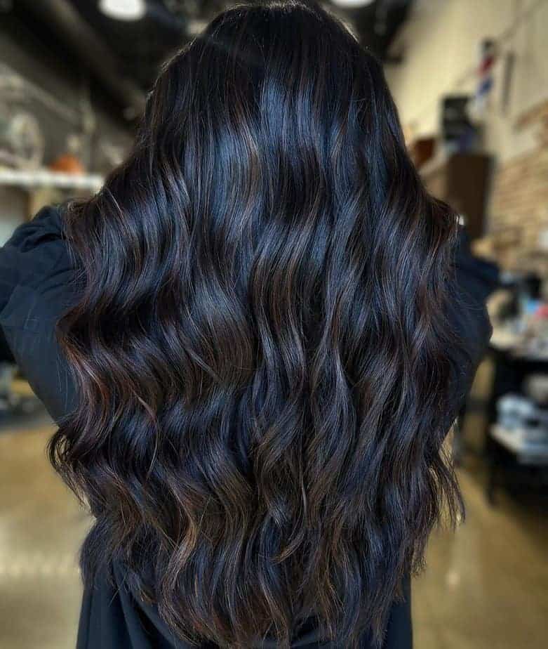 1. Schwarzes Balayage