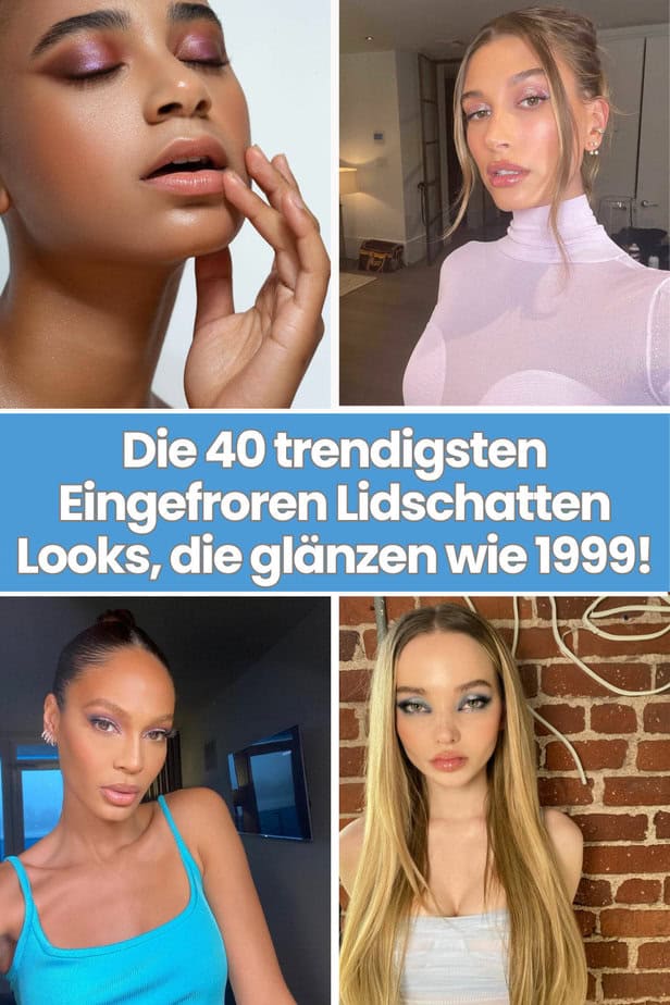 Die 40 trendigsten Eingefroren Lidschatten-Looks, die glänzen wie 1999!