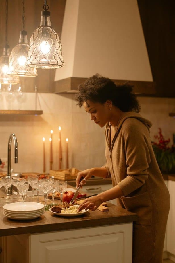 Sie achtet auf die Details