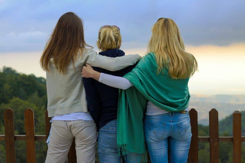 Sie verbringt mehr Zeit au&szlig;erhalb ihres Zuhauses